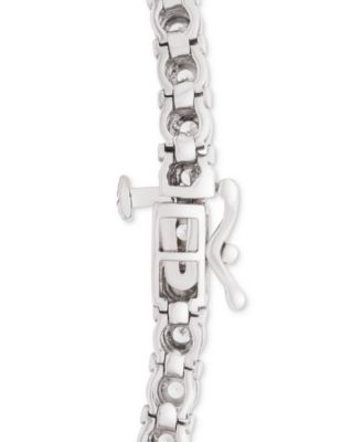 Diamond Tennis Bracelet (1 ct. t.w.) in Sterling Silver, Created for Macy's