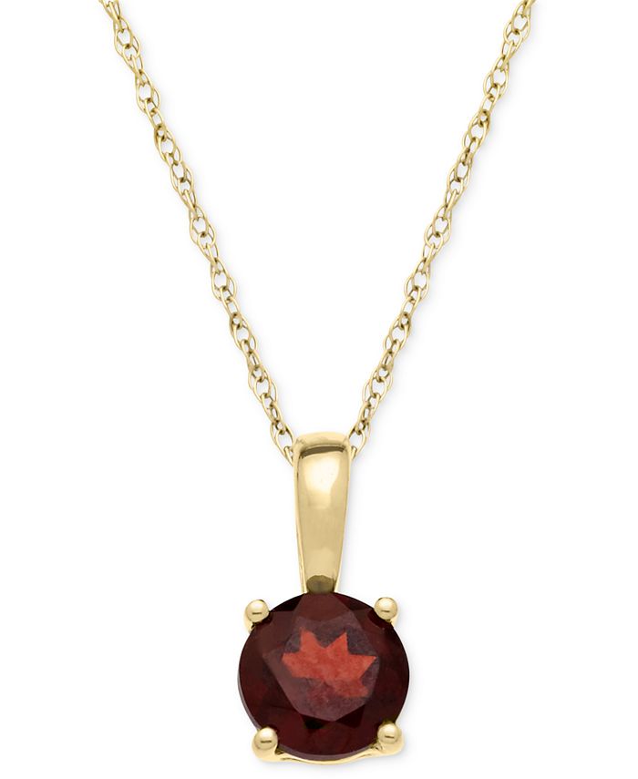 Macys ruby sale necklace