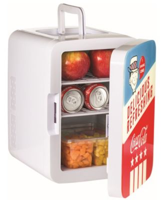 Coca-Cola Americana-10L Compact Thermoelectric Cooler And Warmer Mini Fridge