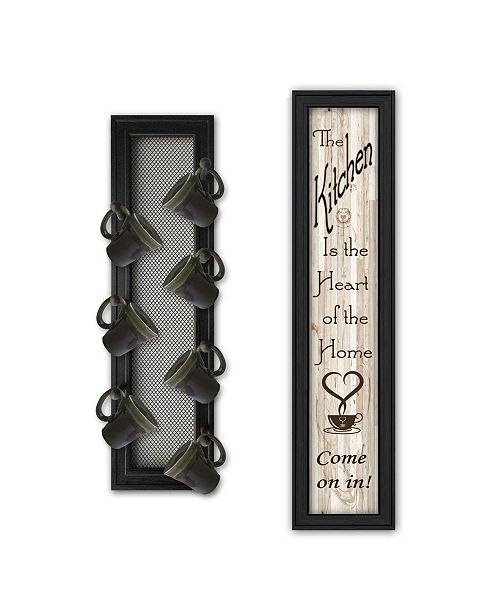 Trendy Decor 4u Trendy Decor 4u Come On In 2 Piece Vignette With 7