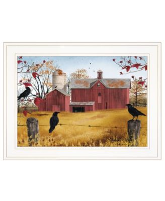 Autumn Gold by Billy Jacobs, Ready to hang Framed Print, White Frame, 19" x 15"