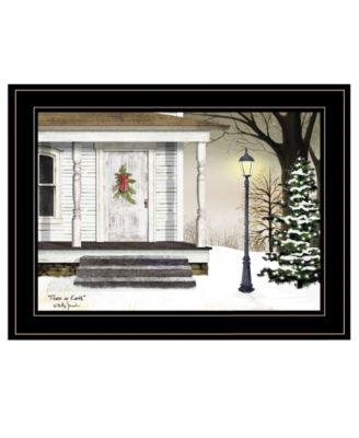 Peace on Earth by Billy Jacobs, Ready to hang Framed Print, Black Frame, 19" x 15"