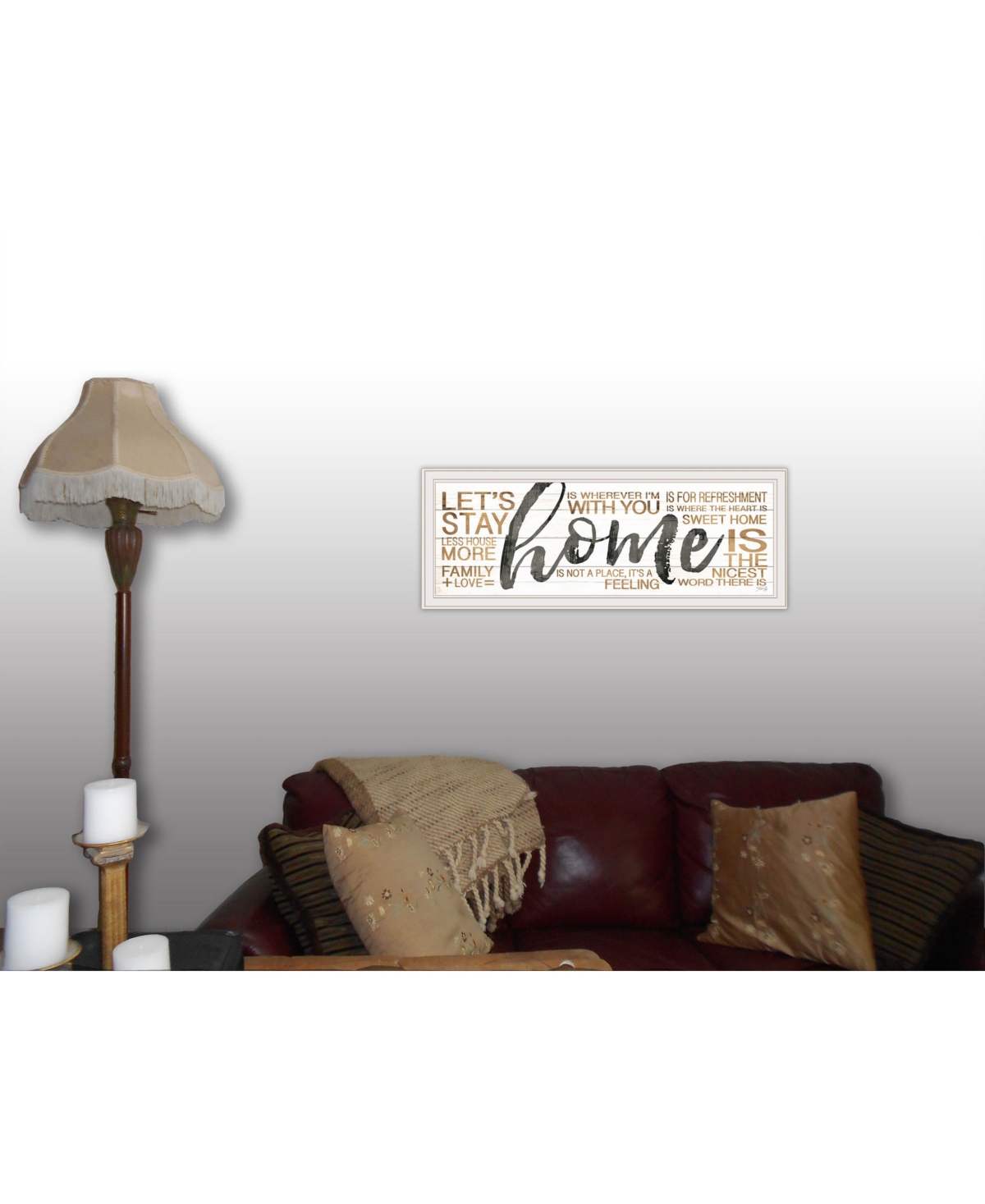 Trendy Decor 4U Home by Marla Rae, Ready to hang Framed print, White Frame,