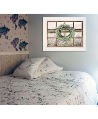 Country Gazing by Lori Deiter, Ready to hang Framed Print, White Window-Style Frame, 19" x 15"