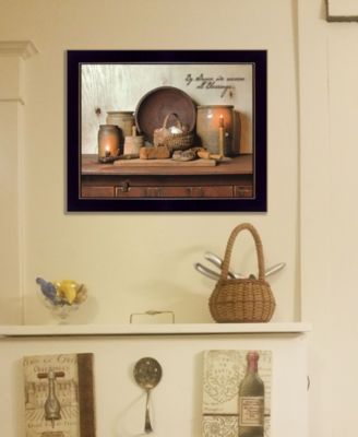 By Grace By SUSAn Boyer, Printed Wall Art, Ready to hang, Black Frame, 18" x 14"