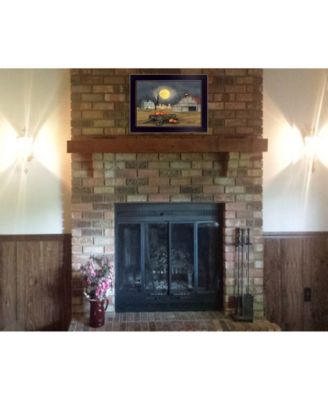 Harvest Moon by Billy Jacobs, Ready to hang Framed Print, Black Frame, 18" x 14"