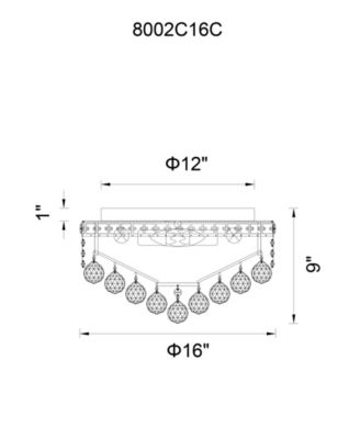 Luminous 5 Light Flush Mount