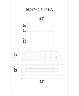 Alyson 6 Light Chandelier
