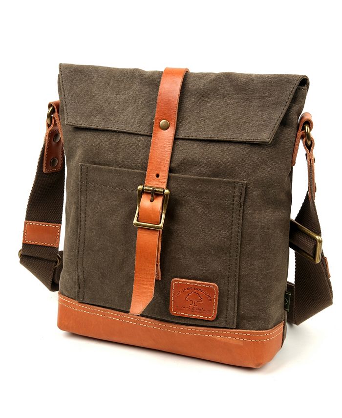 TSD BRAND Pine Hill Canvas Crossbody Bag & Reviews - Handbags ...