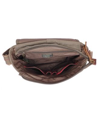 Turtle Ridge 4-Pocket Canvas Crossbody Bag