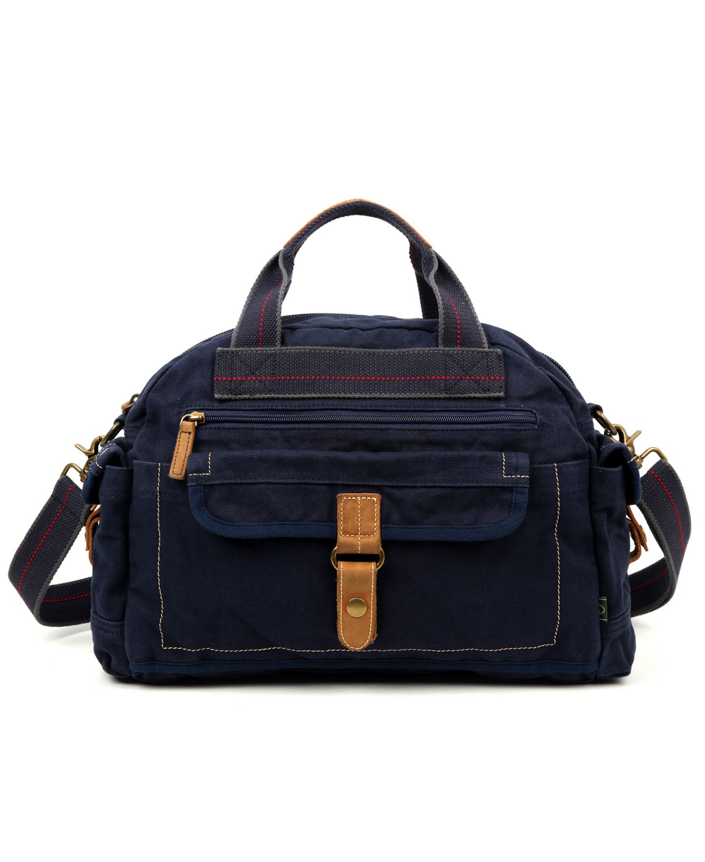 Женская сумка TSD BRAND Atona Canvas Weekender, цвет: Серый — фото 1