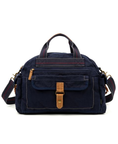 Женская сумка TSD BRAND Atona Canvas Weekender, цвет: Серый