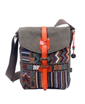 Four Season Canvas Crossbody Bag