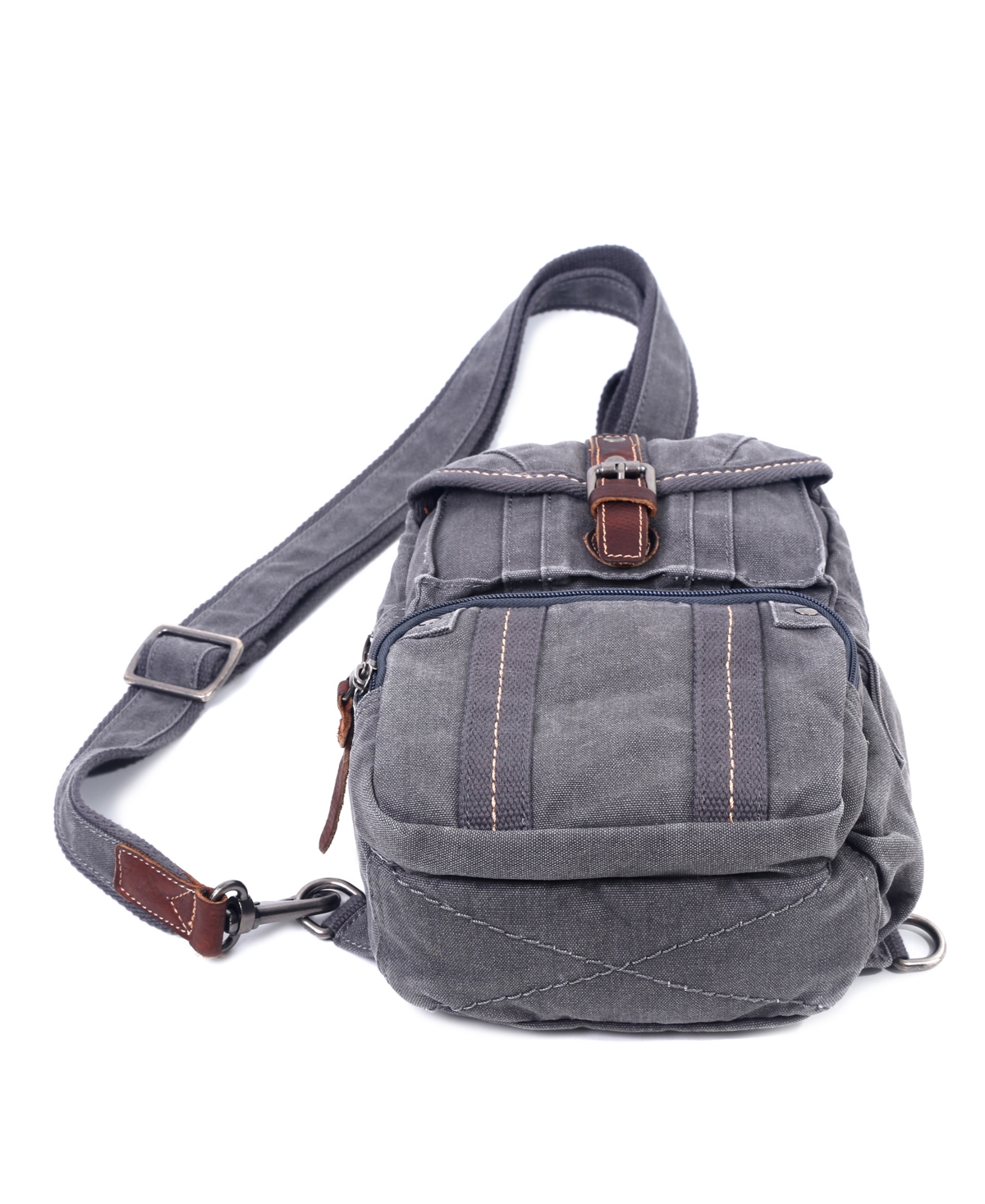 Tsd Brand Sunset Cove Canvas Sling Bag