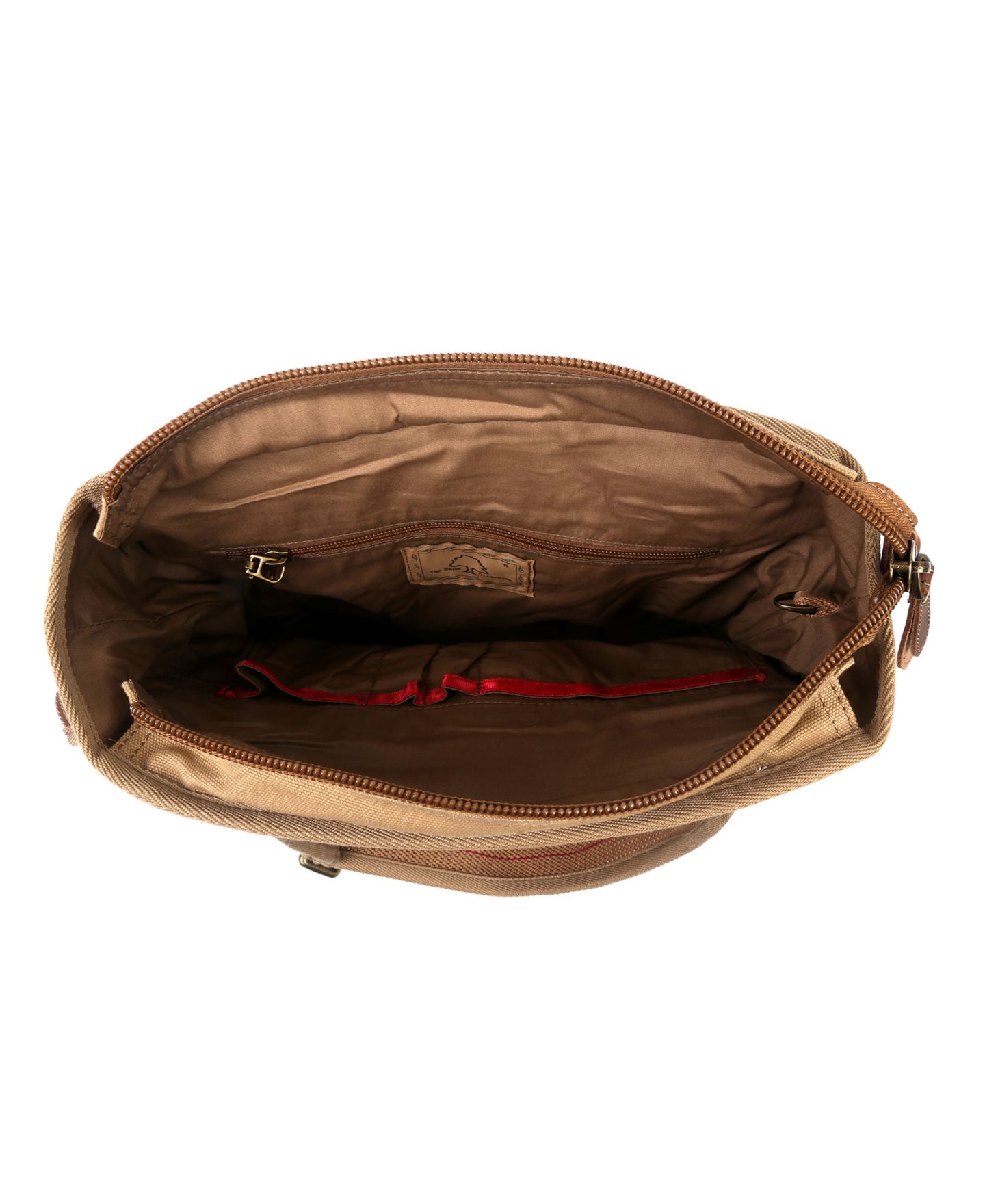 Женская сумка TSD BRAND Turtle Ridge Medium Canvas, цвет: Верблюжий — фото 5