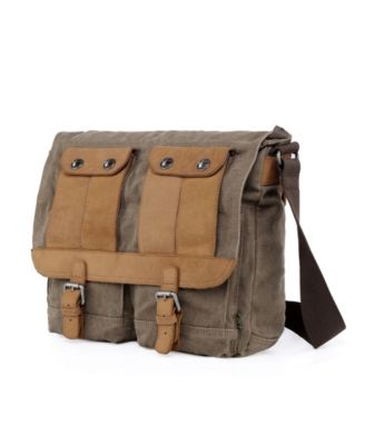 Valley River Canvas Messenger Bag