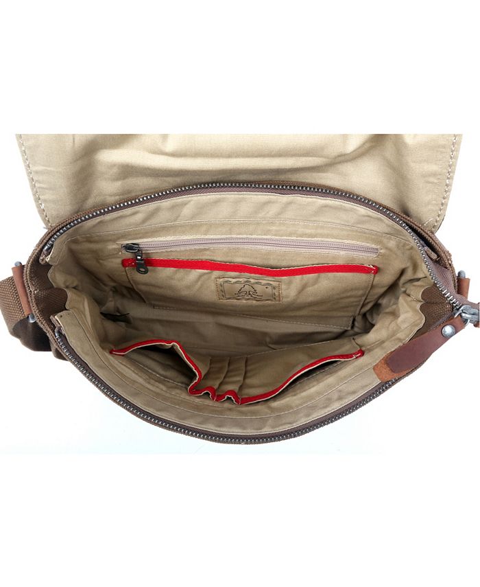 TSD BRAND Super Horse Canvas Messenger Bag - Macy's