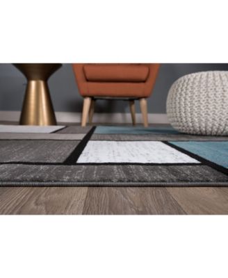 Main Street Rugs Home Montane Mon106 Blue Area Rug Collection