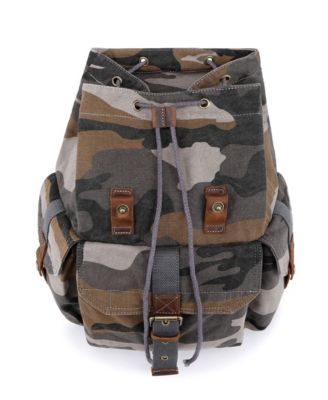Camo Canvas Backpack