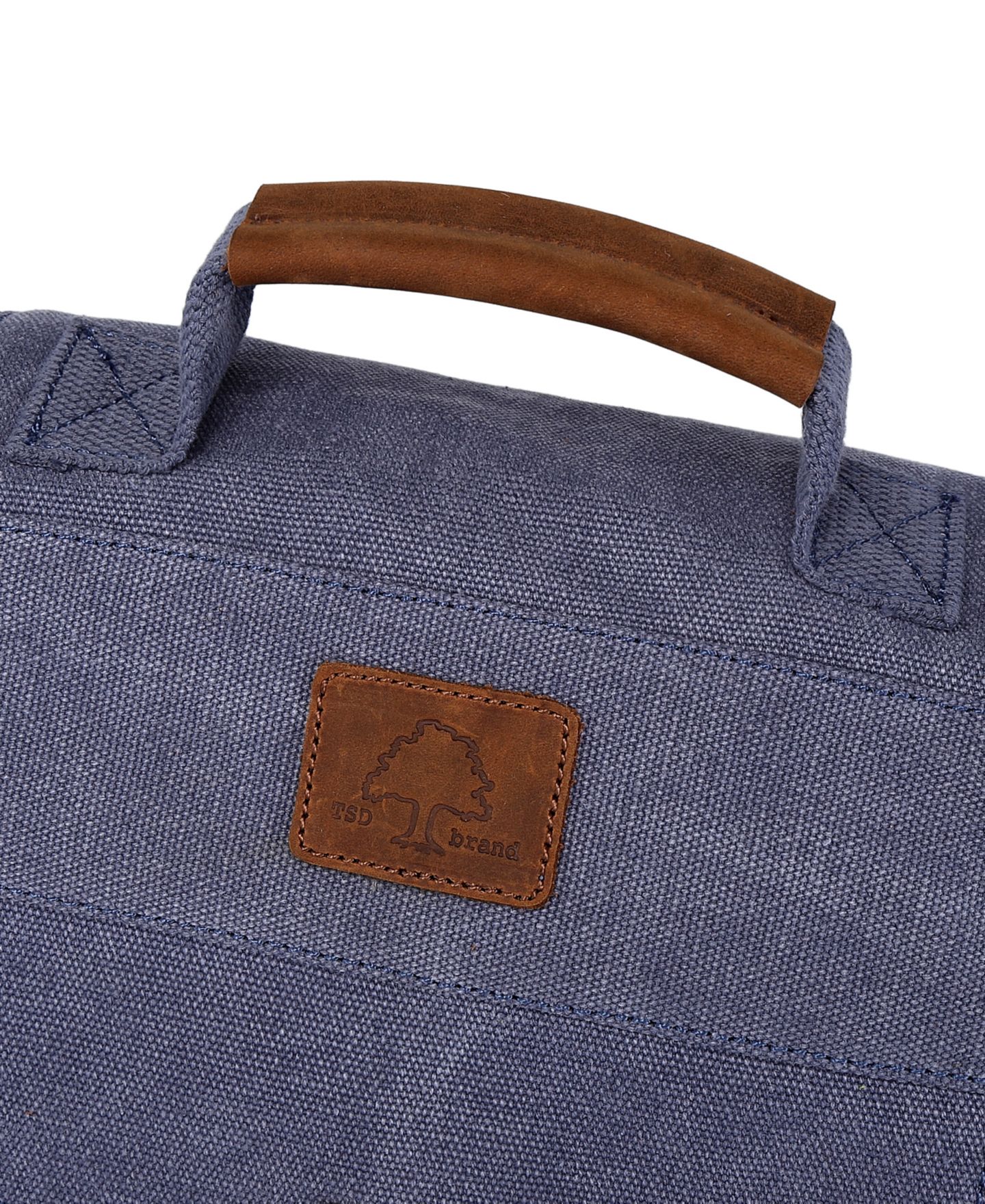 Женская сумка TSD BRAND Atona Traveler Canvas Crossbody, цвет: Синий — фото 8