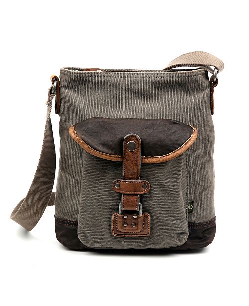 TSD BRAND Tapa Canvas Crossbody Bag & Reviews - Handbags & Accessories ...