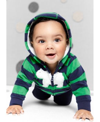 baby boy fleece hoodie
