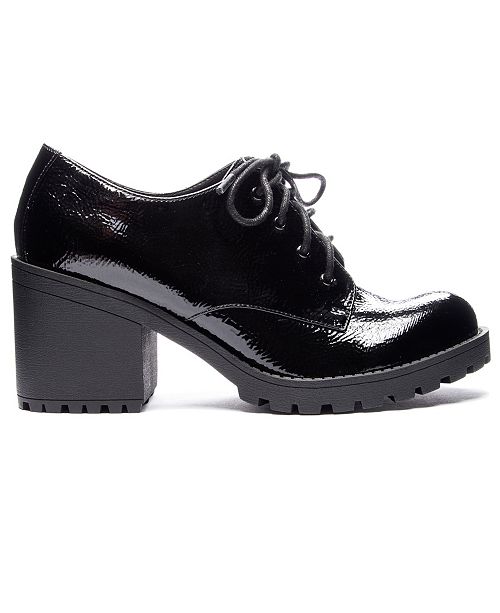 Dirty Laundry Lisette Black Heel Oxford Loafers & Reviews - Flats ...