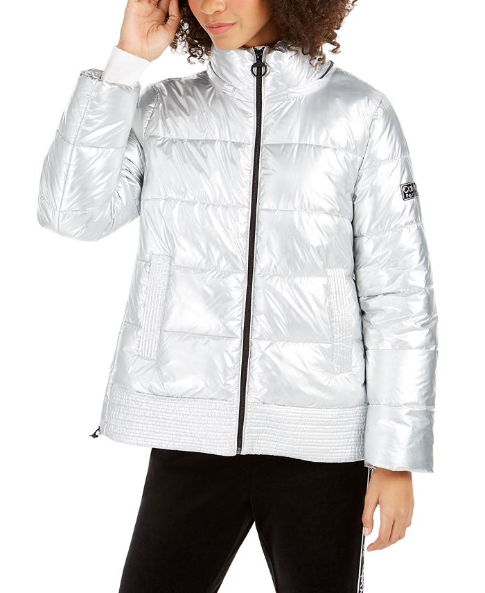 Calvin Klein Quilted Hooded Jacket Macy's