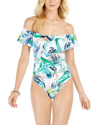 la blanca off the shoulder one piece