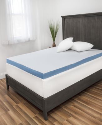 SensorPEDIC - 3-Inch Elite Cooling Gel-Infused Memory Foam Mattress Topper - Queen