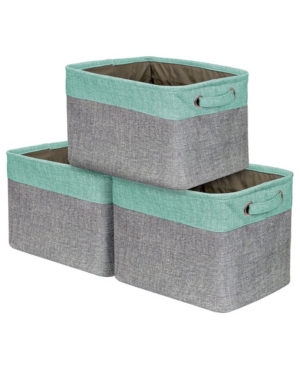 Sorbus Twill Storage Basket Set of 3