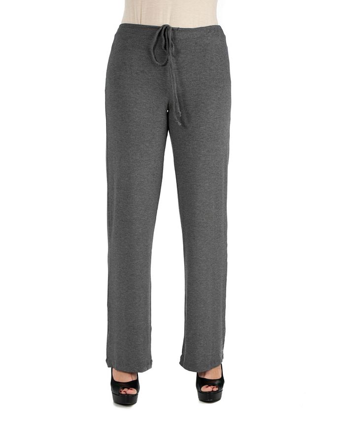 24seven Comfort Apparel Women Comfortable Drawstring Lounge Pants - Macy's
