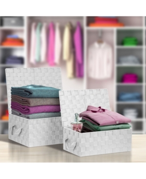 Sorbus Woven Storage 3 Piece Basket Set