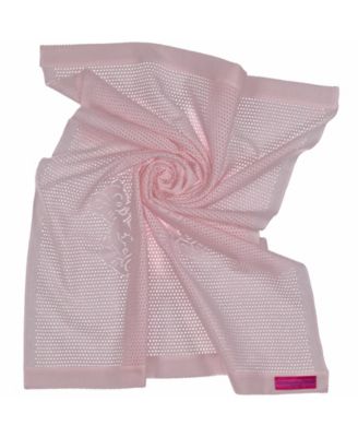 Southampton Home Lace Weave Teddy Bear Baby Blanket