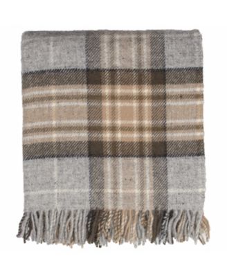 Tartan Tweed Fluffy Throw, 72" x 59"