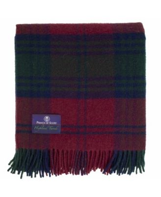 Tartan Tweed Fluffy Throw, 72" x 59"