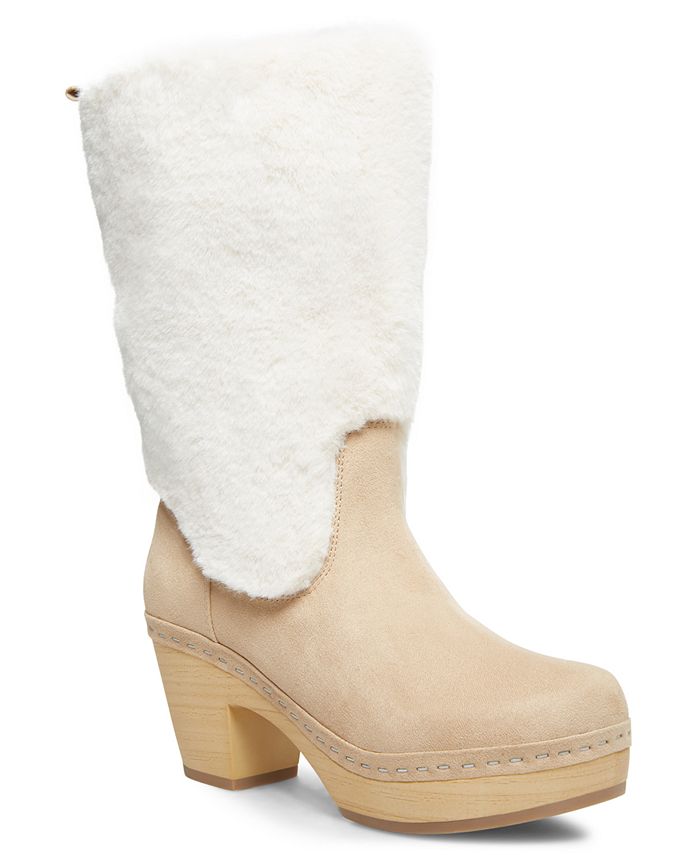 Madden Girl Sanza FauxFur Clog Boots Macy's