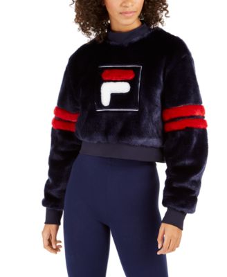 fila sweater crop top