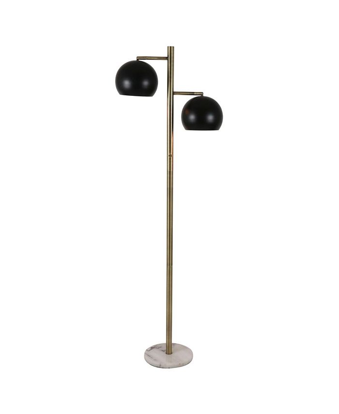 Jimco Lamp & Manufacturing Co Decor Therapy Morris 2 Light Marble Base Floor Lamp Macy's
