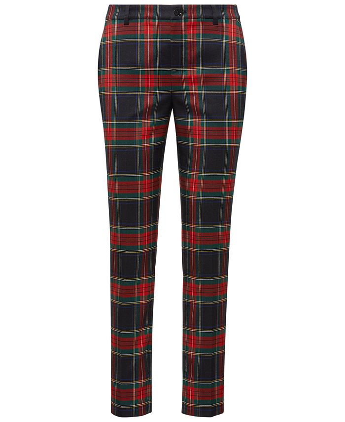 Lauren Ralph Lauren Plaid Suit Pants - Macy's