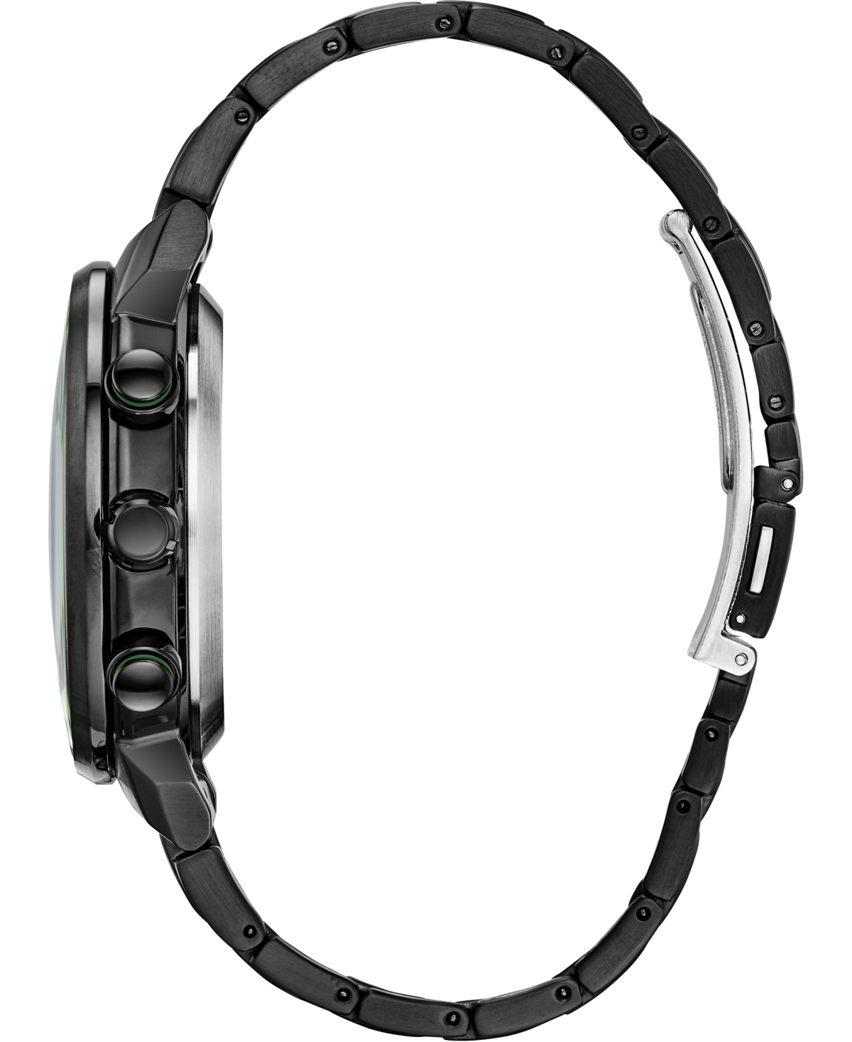 Citizen Eco-Drive Men's Satellite Wave GpsTone Stainless Steel Bracelet Watch 44mm - Black