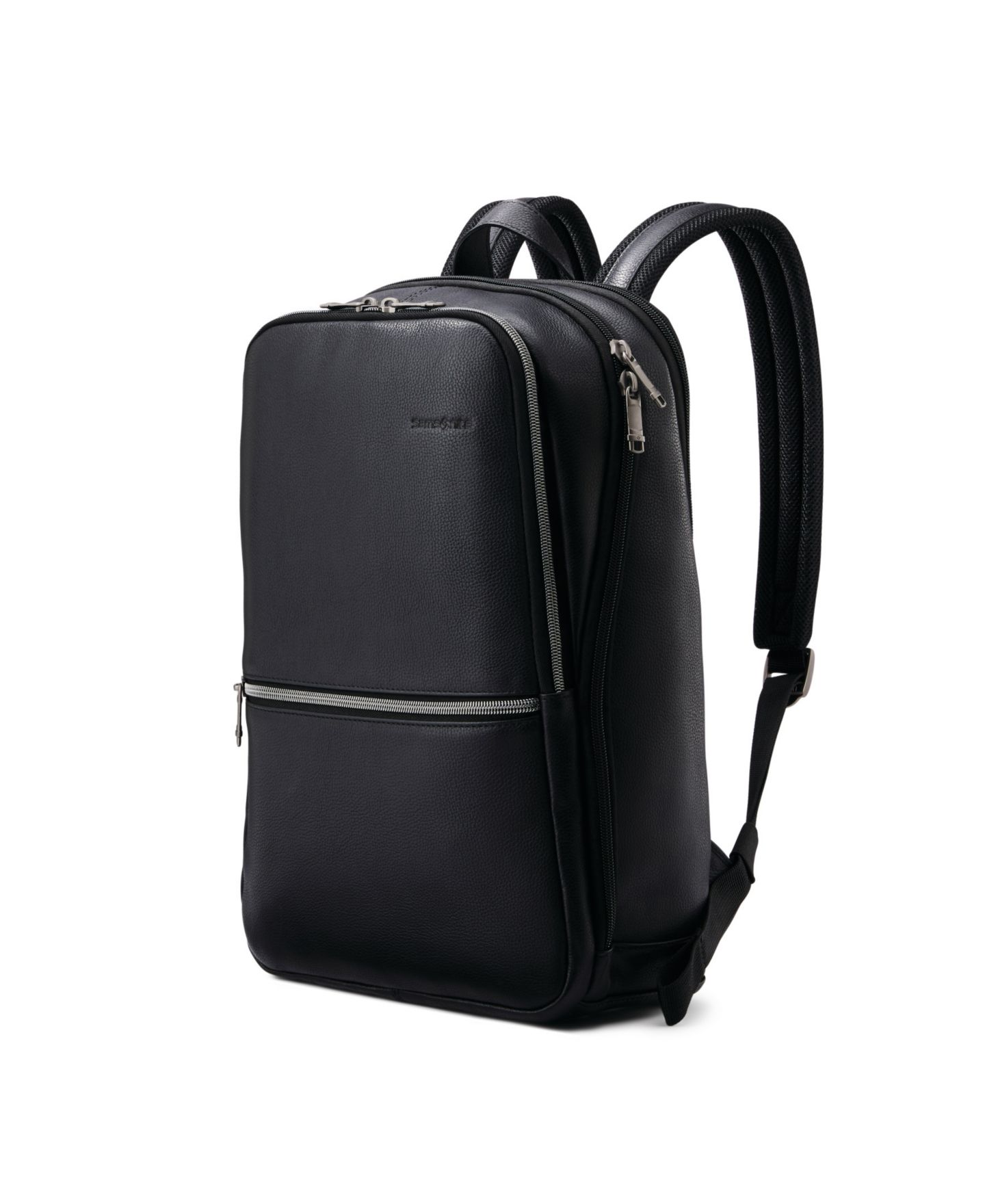 Рюкзак Samsonite Classic Leather Slim, цвет: Чёрный — фото 1