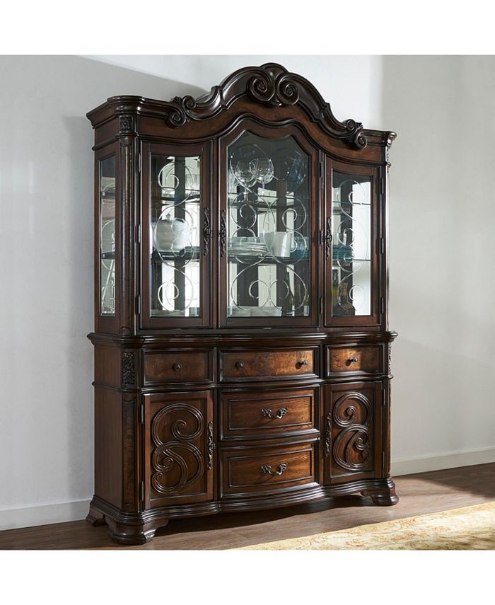Furniture Reya Buffet & Hutch Macy's