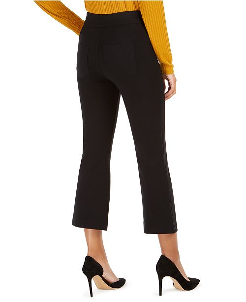 SPANX The Perfect Petite Black Pant Cropped Flare Pants & Reviews - Handbags & Accessories - Macy's