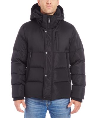 vince camuto hooded puffer jacket