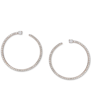 image of Diamond Front & Back Hoop Earrings (3/8 ct. t.w.) in 14k Gold