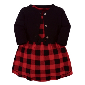 Touched by Nature Toddler Girl Organic Dress and Cardigan