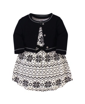 Touched by Nature Baby Girl Organic Dress and Cardigan