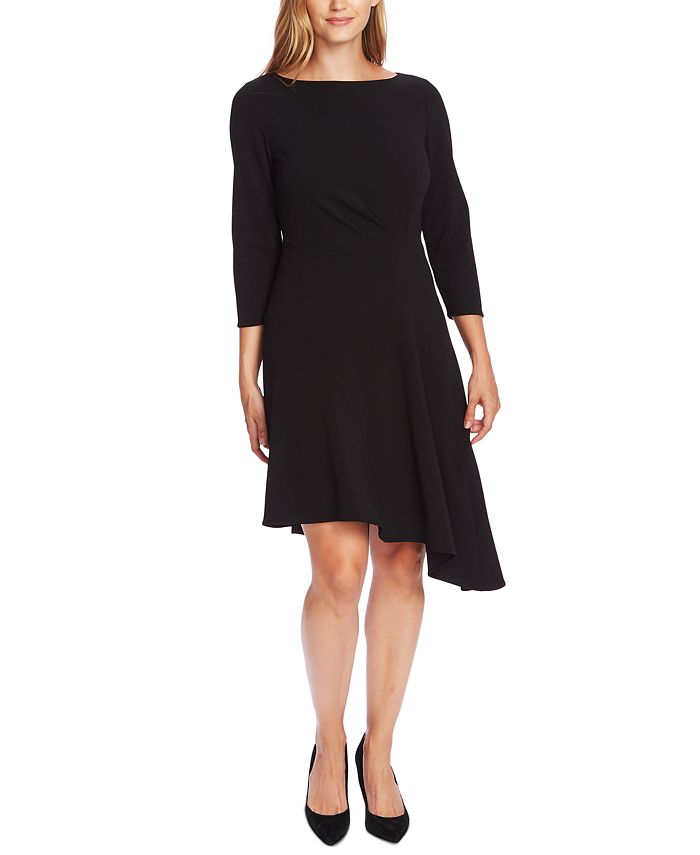 Robe Vince Camuto Violet Aubergine – Taille 4 Petit (S), Ligne A Manches Courtes, Neuve Avec étiquette