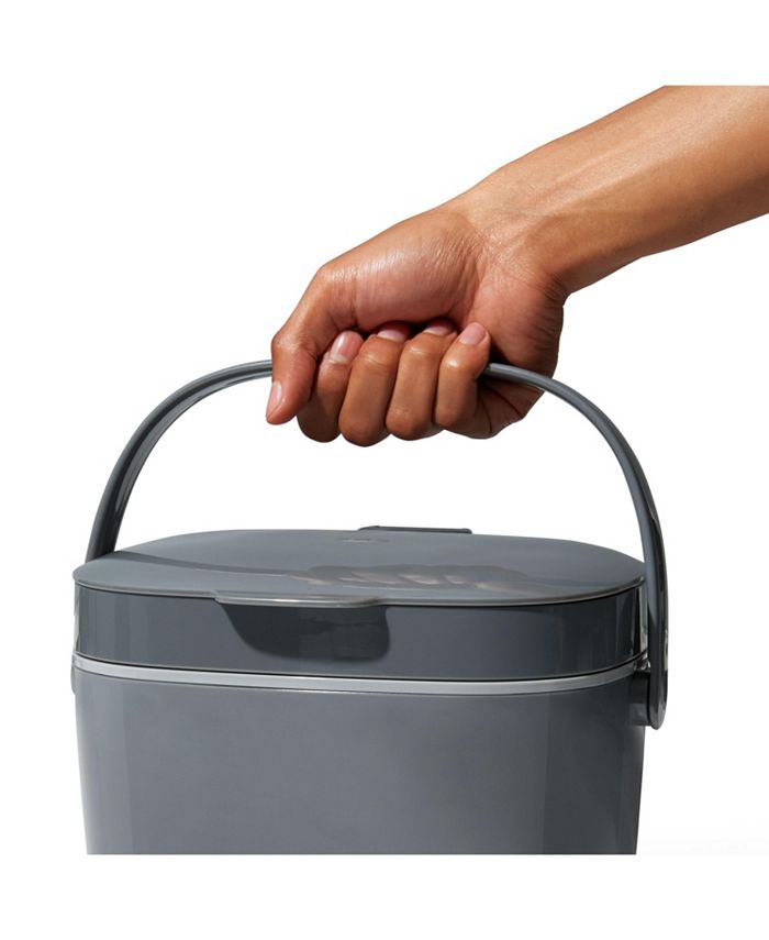 OXO 1.75 Gallon Compost Bin, Charcoal Macy's